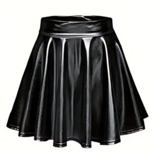 Shimmery Skater Skirt